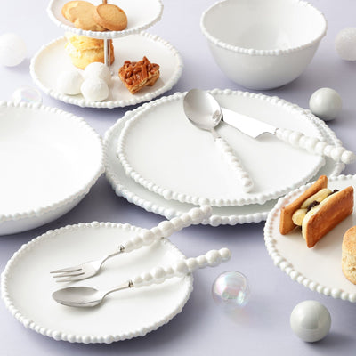 Pearl Plate Small White