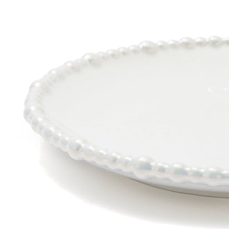 Pearl Plate Small White