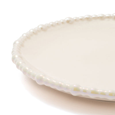 Pearl Plate Small Beige