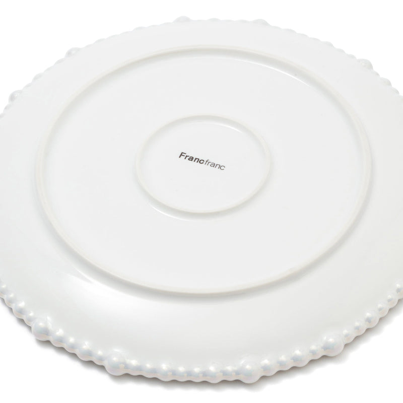 Pearl Plate Medium White