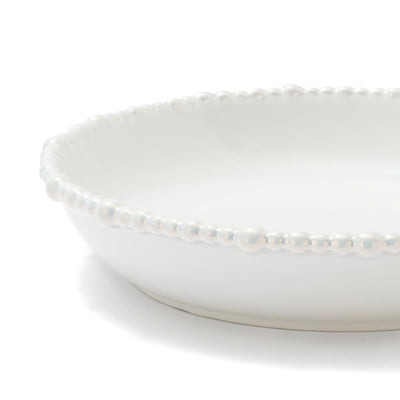 Pearl Deep Plate Large White