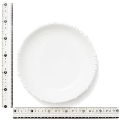 Pearl Deep Plate Large White