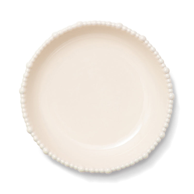 Pearl Deep Plate Large Beige