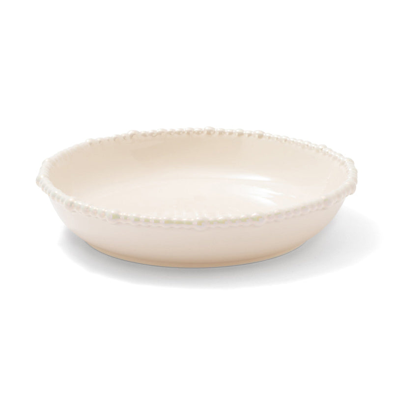 Pearl Deep Plate Large Beige