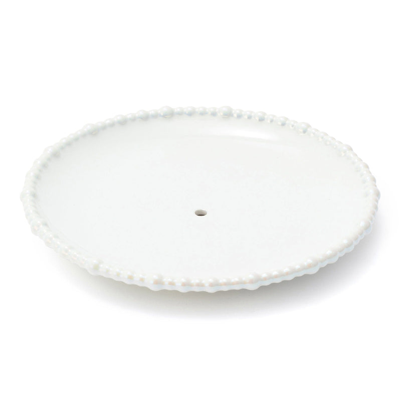 Pearl Cake Stand 3 Tier White