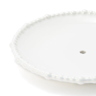 Pearl Cake Stand 3 Tier White
