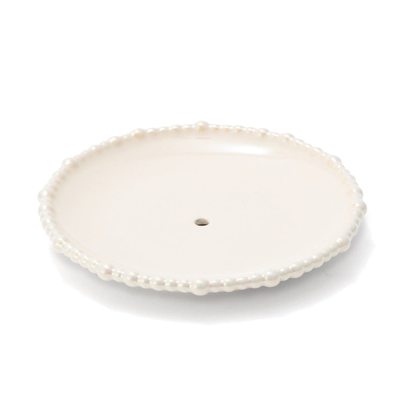 Pearl Cake Stand 3 Tier Beige