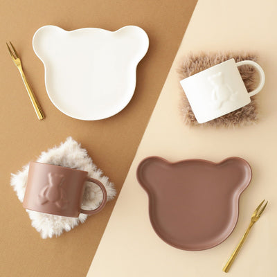 Home Cafe Gift Set Brown