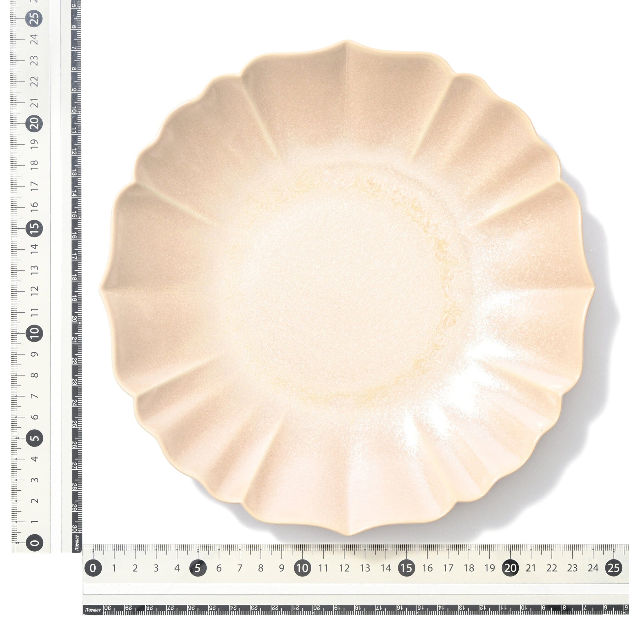 Mino Crystalline Glaze Deep Plate Light Pink