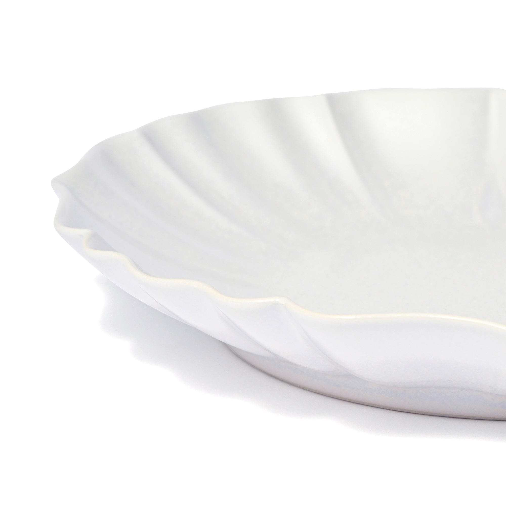 Mino Crystalline Glaze Deep Plate Light Blue