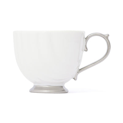 Shell Cup & Saucer White