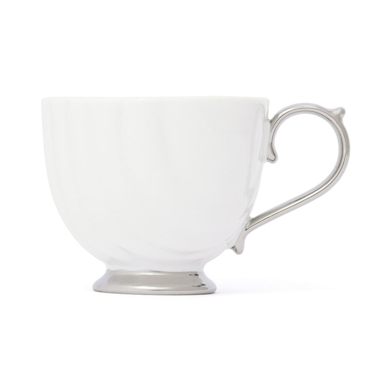 Shell Cup & Saucer White