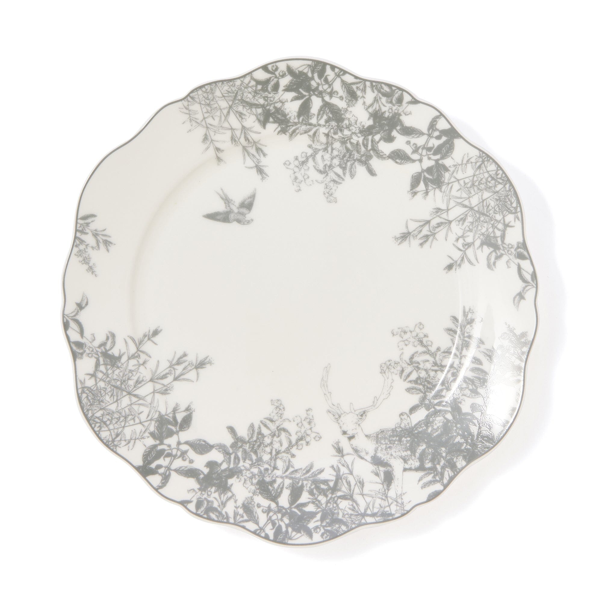 Jouy Plate Medium Gray
