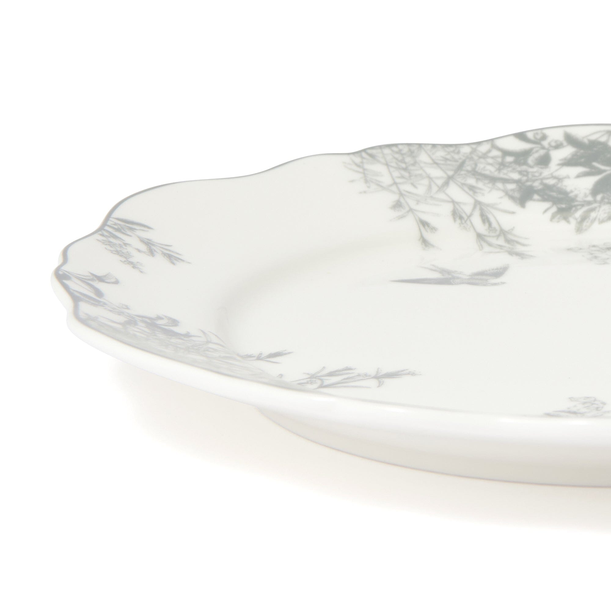 Jouy Plate Medium Gray