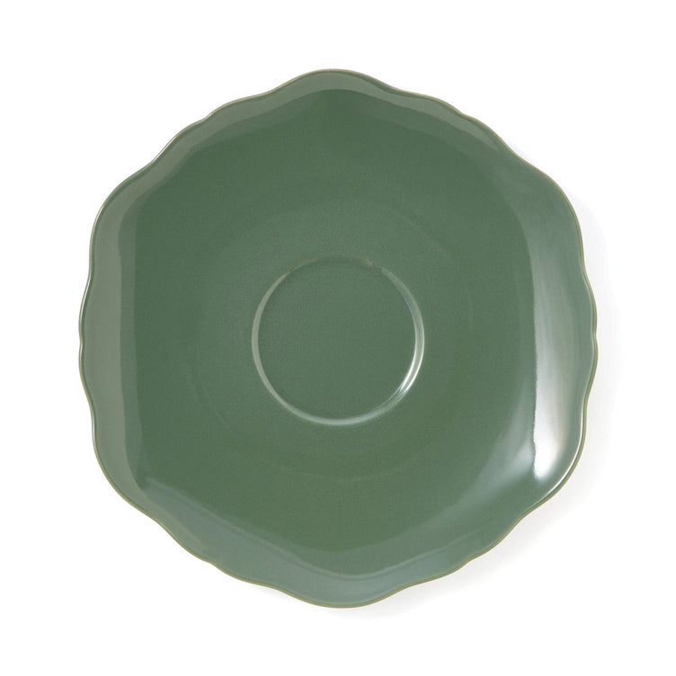 Jouy Cup & Saucer Green