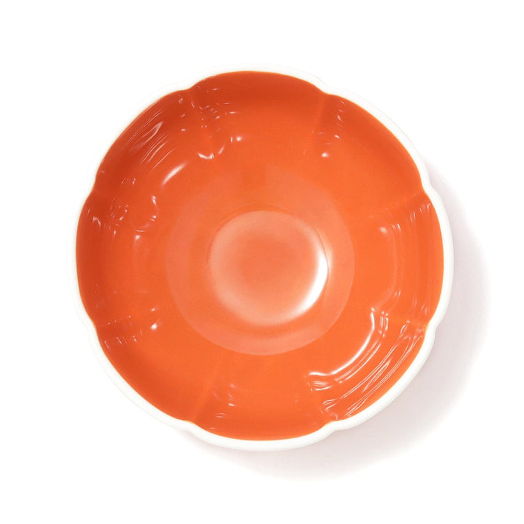 Flower Mini Rice Bowl Orange