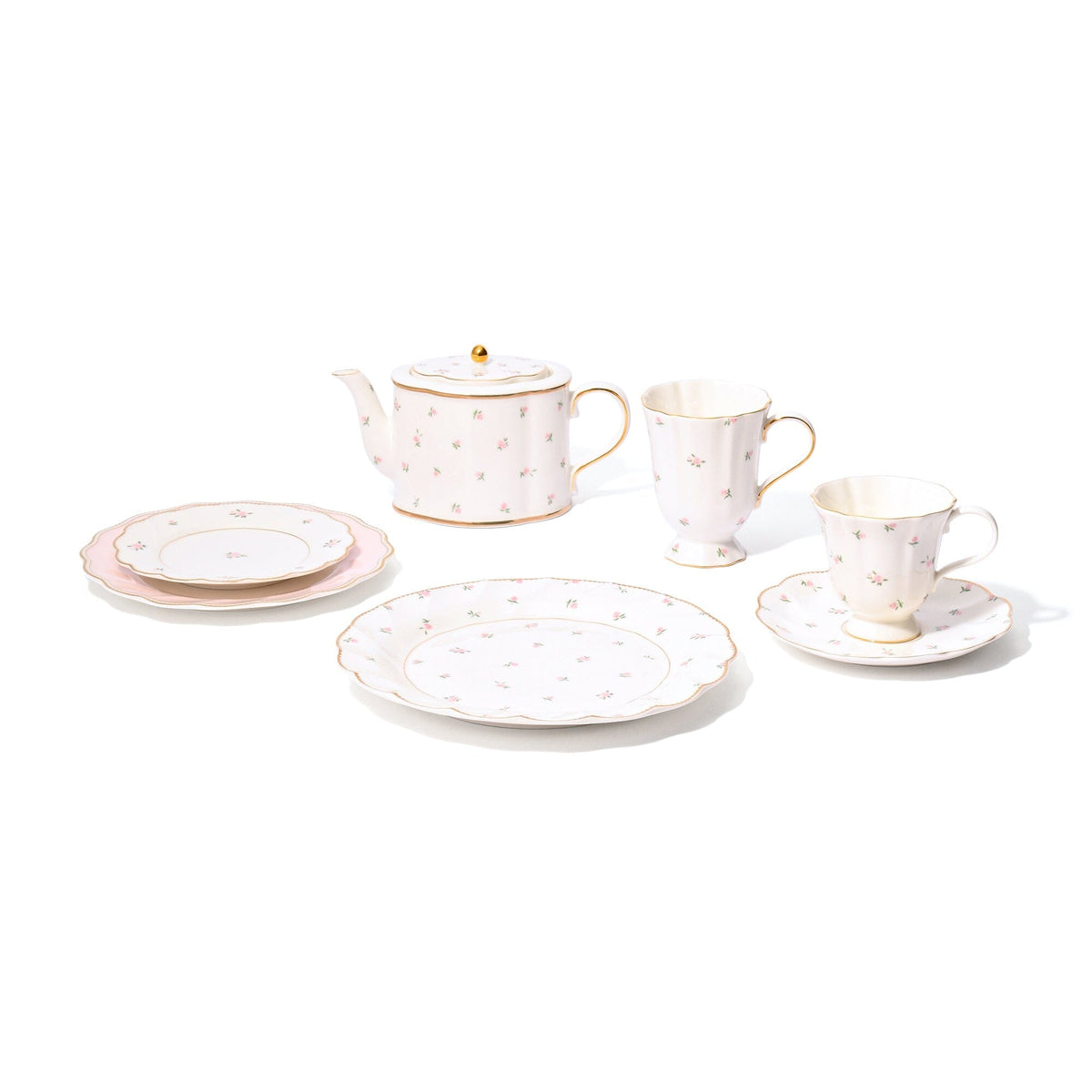 Classic Rose Plate Small Pink