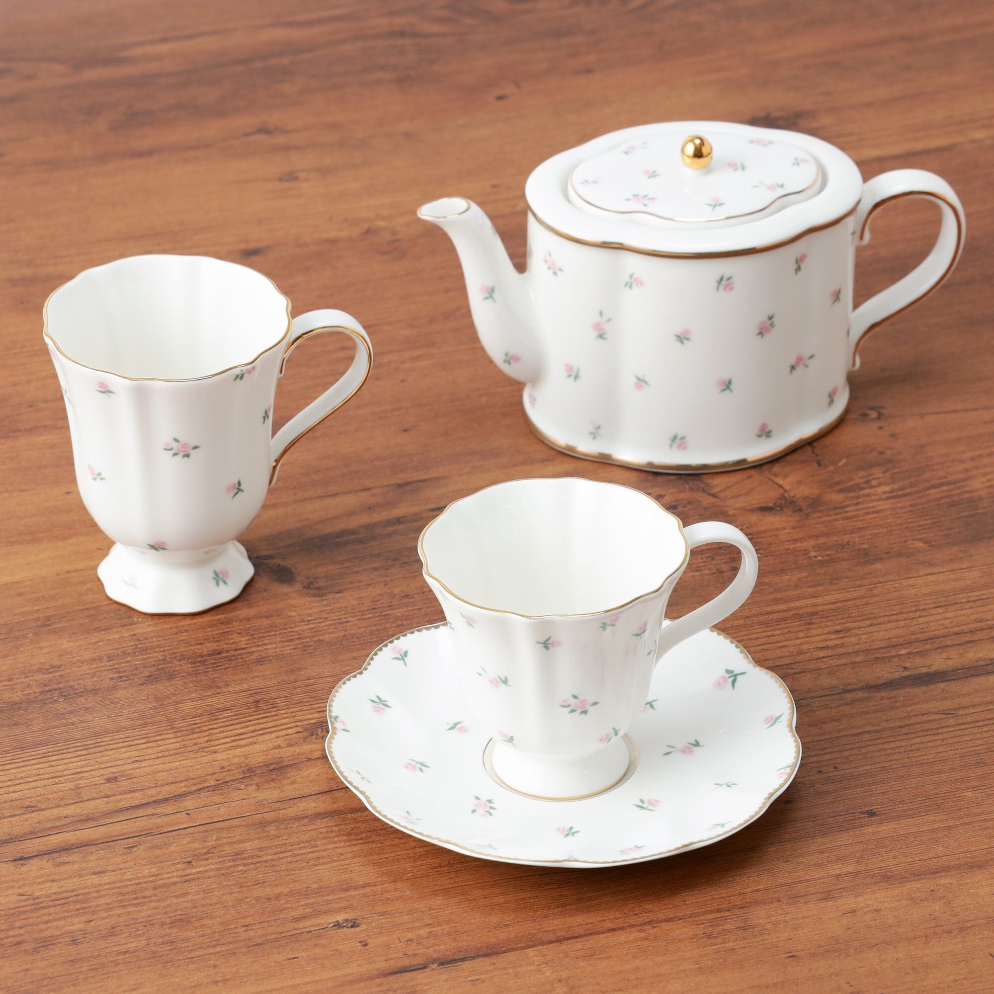 Classic Rose Cup & Saucer Pink