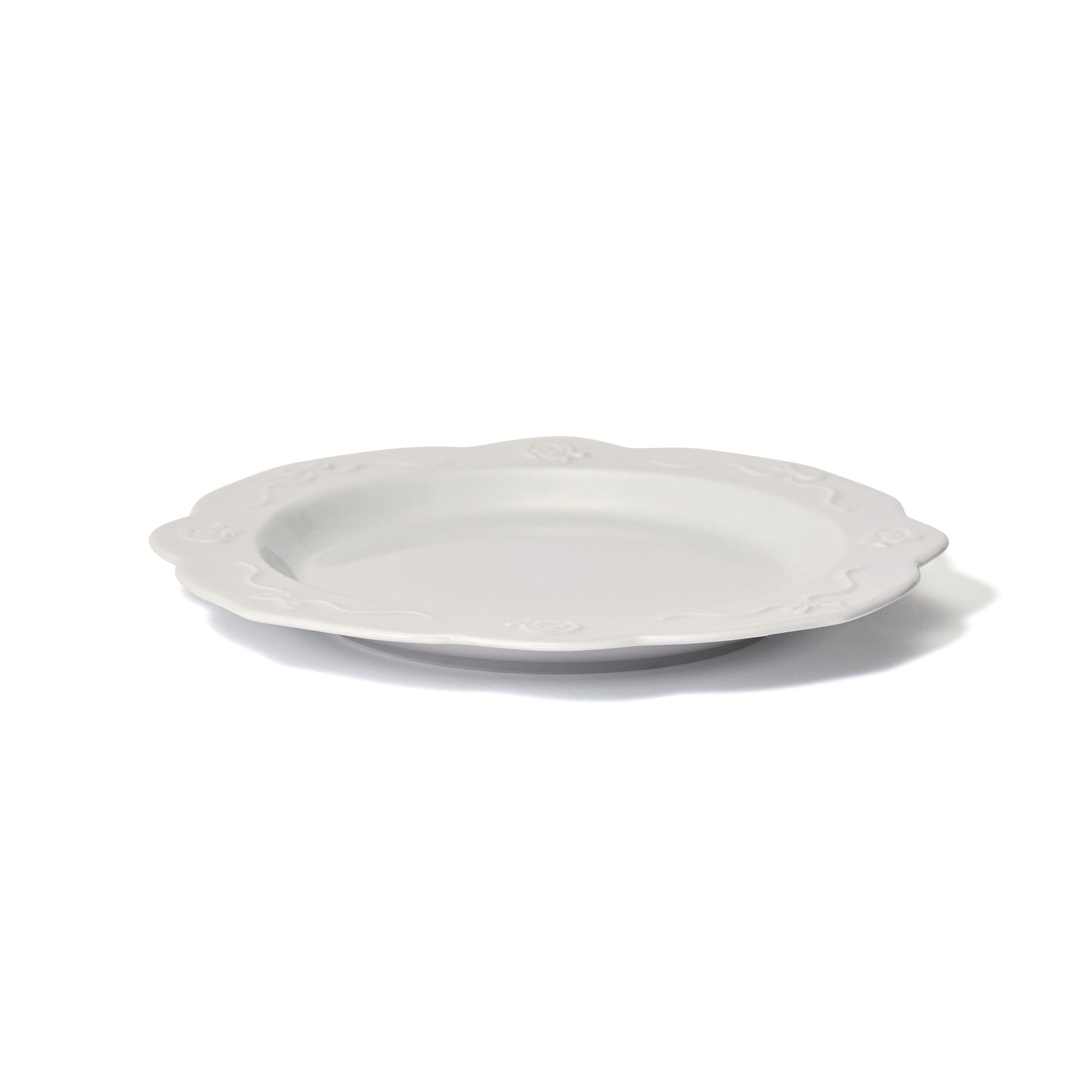 Rose Relief Plate Small Gray