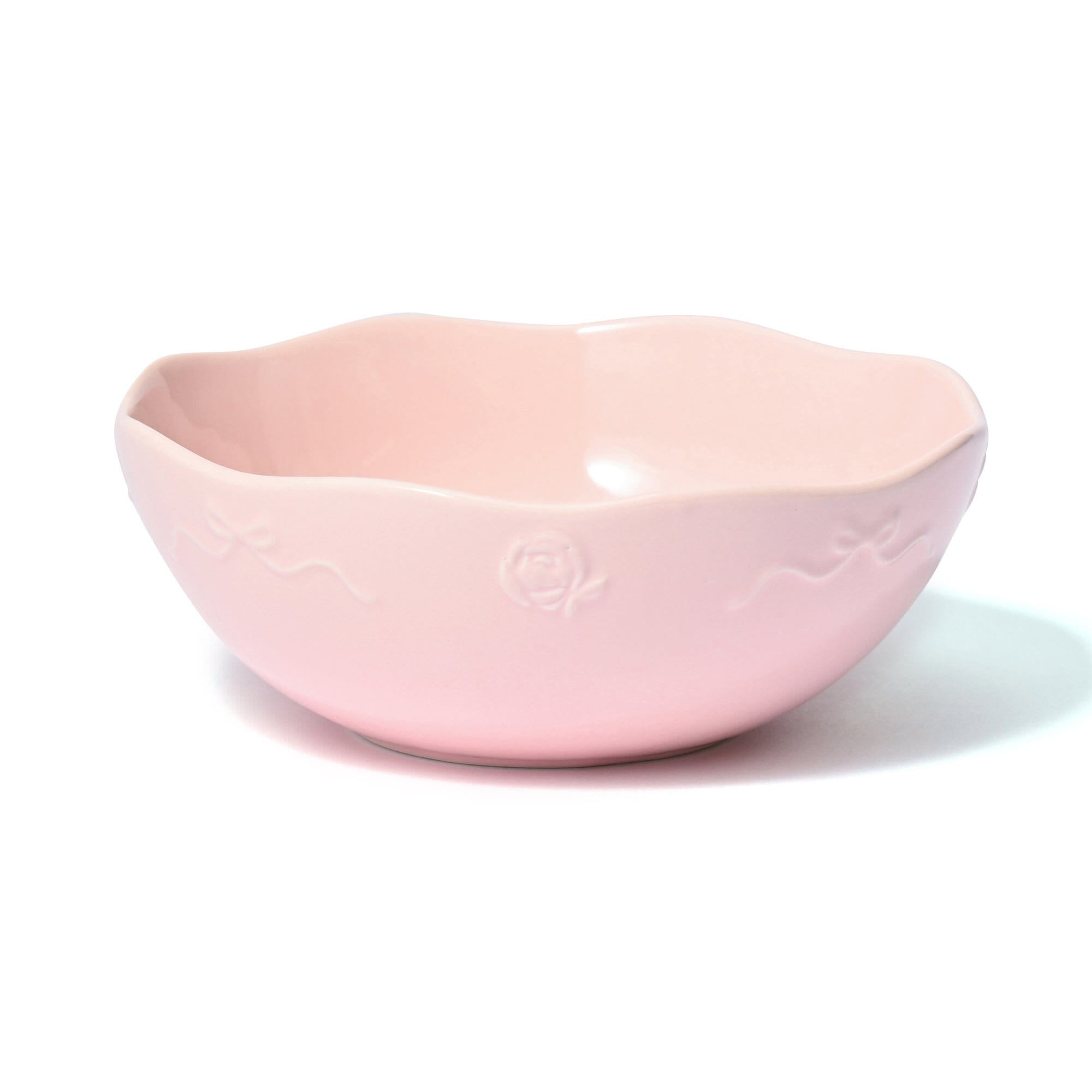 Rose Relief Bowl Pink