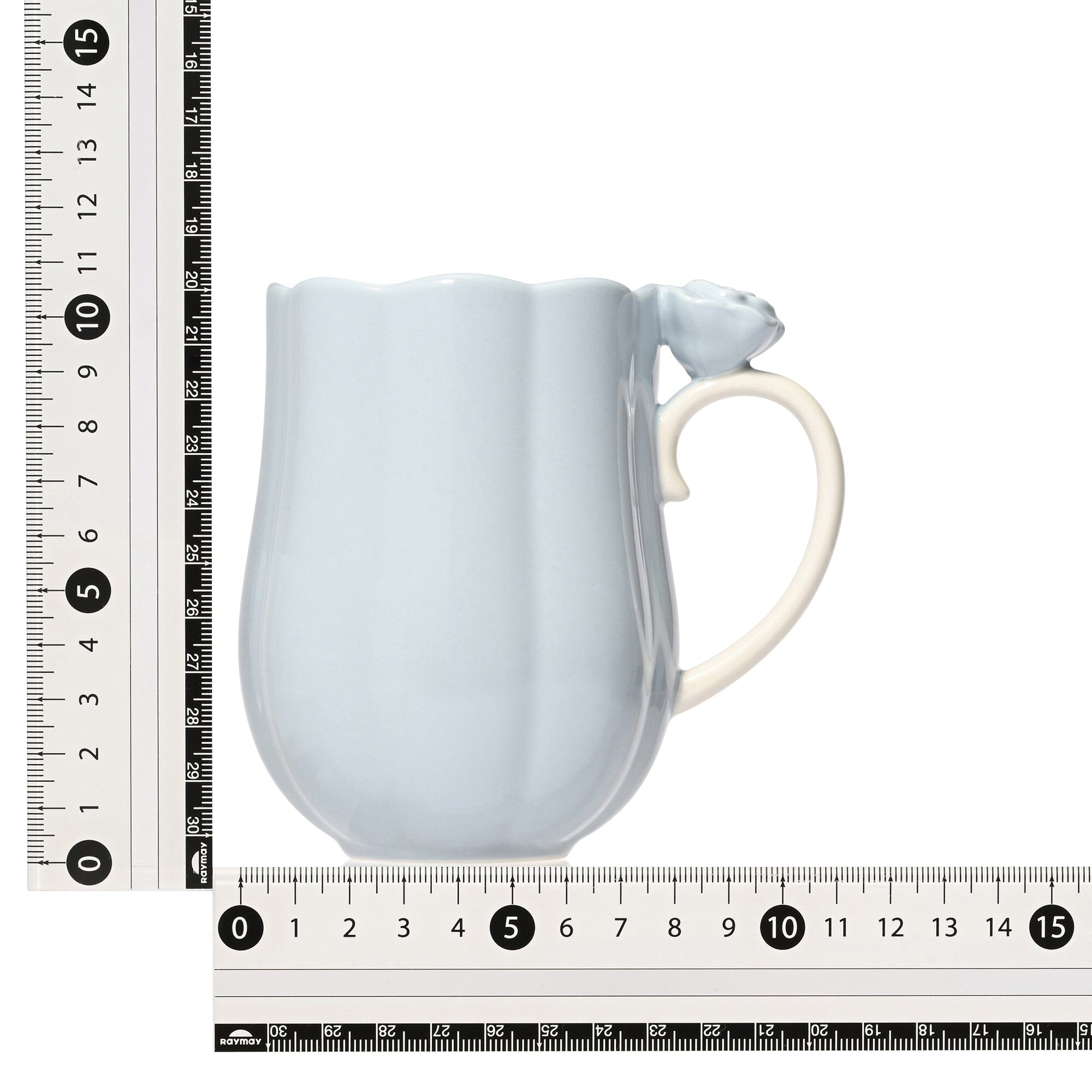 Rose Relief Mug Blue
