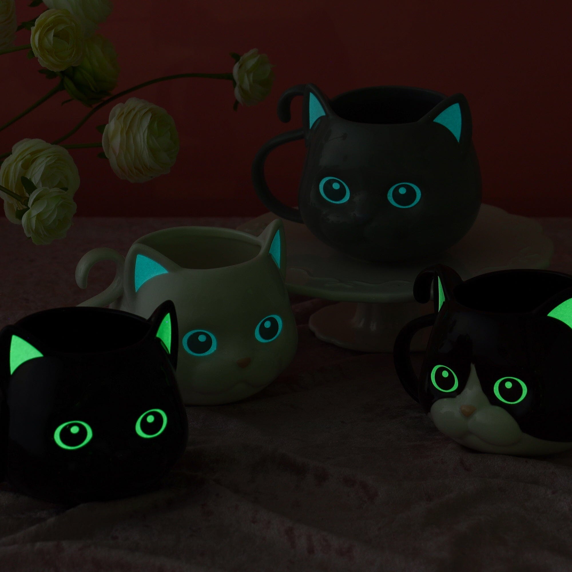 Cat Magic Mug Black