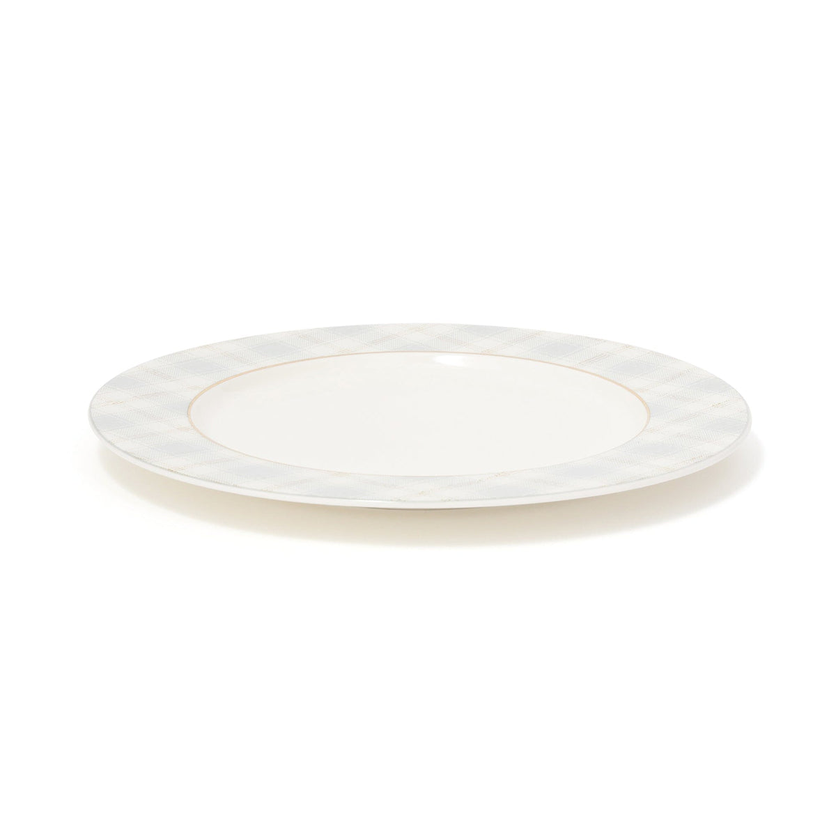 Tartan Plate M Gray