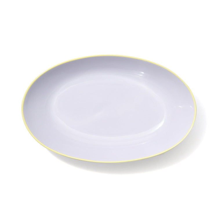 Ordi Colorful 3-Piece Oval Tableware Set Purple