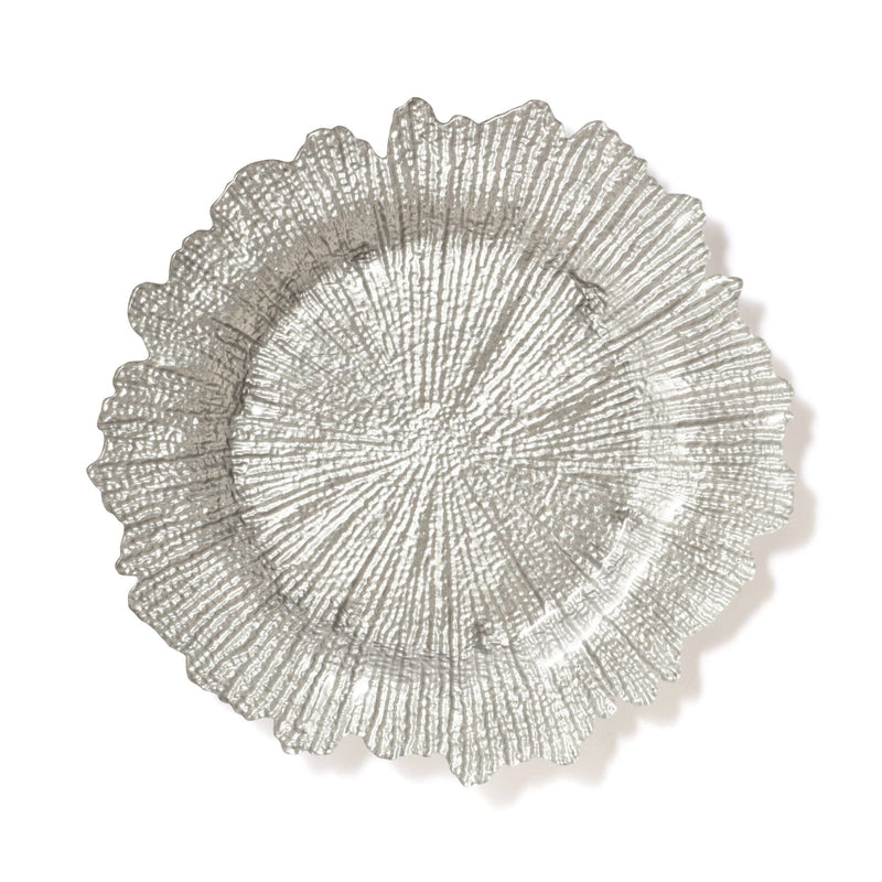 Luce Glass Plate L Silver