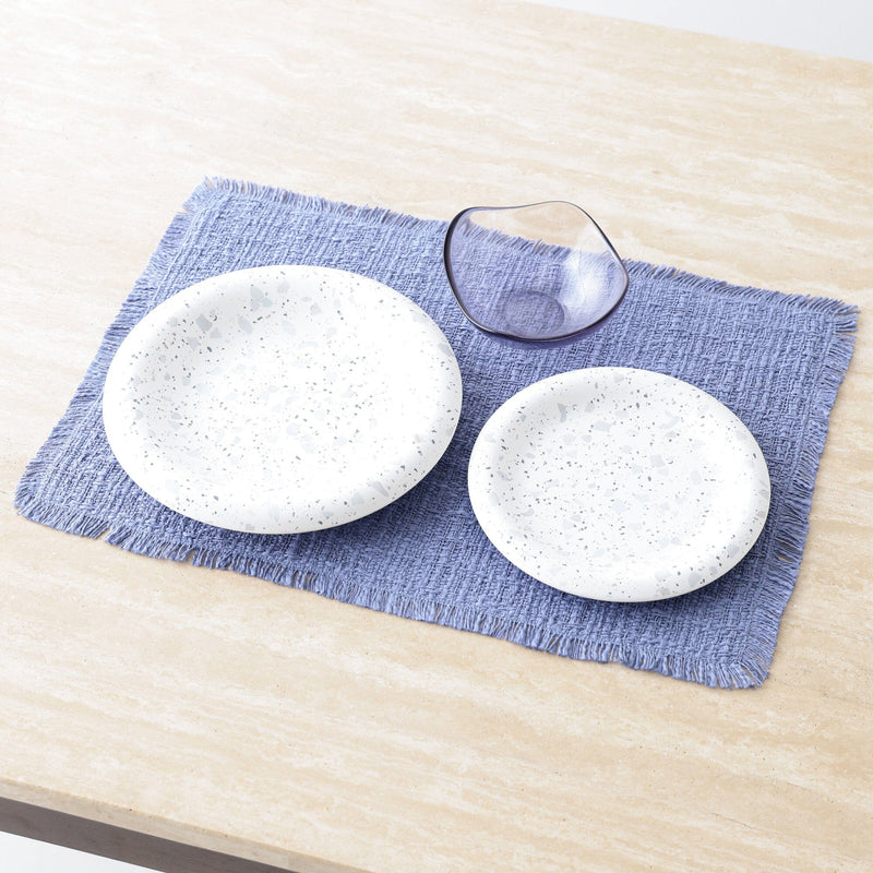 Wavelet Glass Bowl Medium Blue