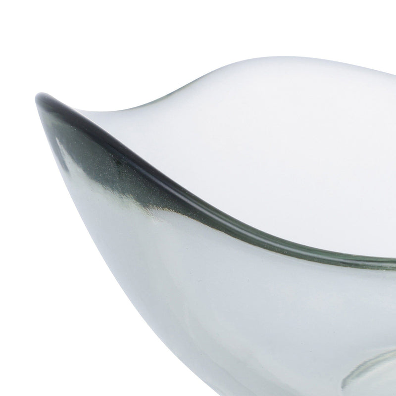 Wavelet Glass Bowl Medium Green