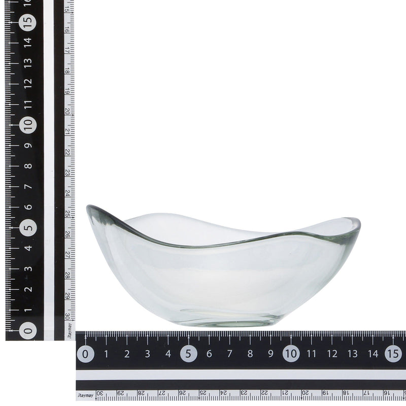 Wavelet Glass Bowl Medium Green