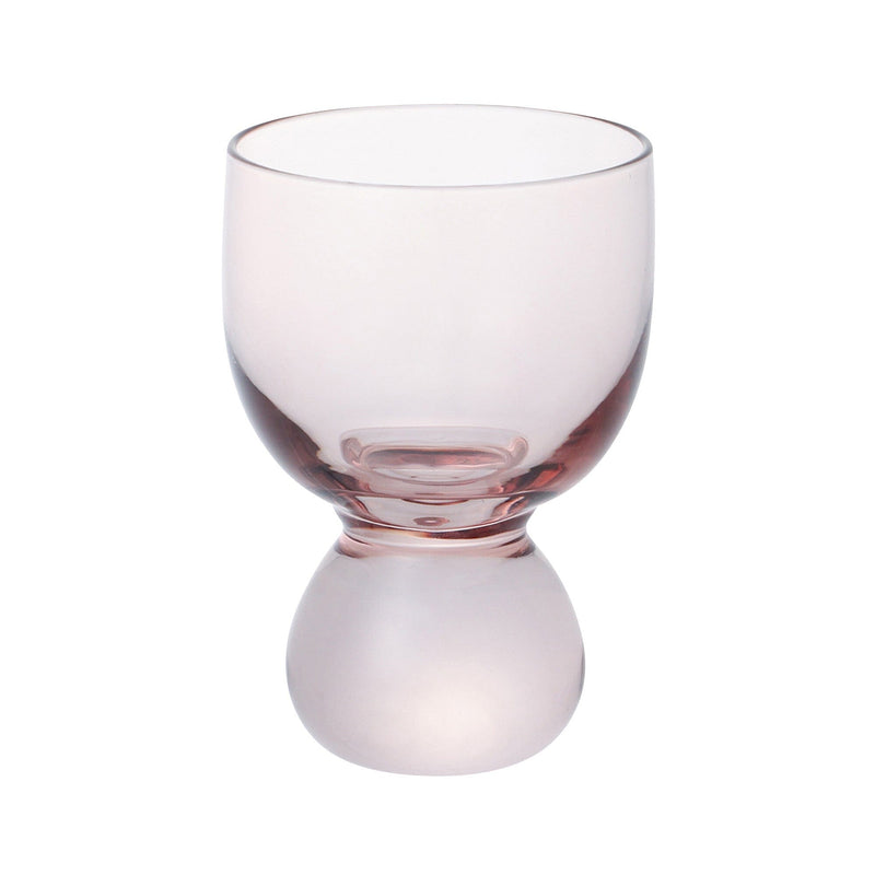 Wavelet Glass Bowl SS Brown