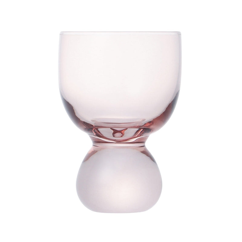 Wavelet Glass Bowl SS Brown