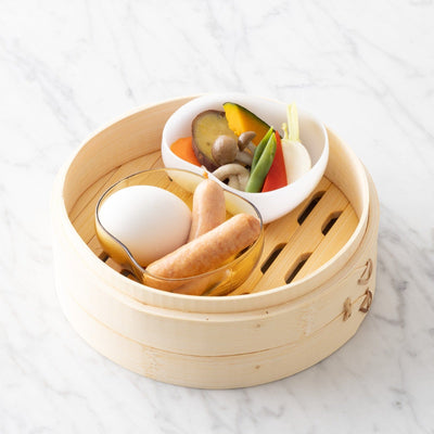 Glass Bean Bowl White