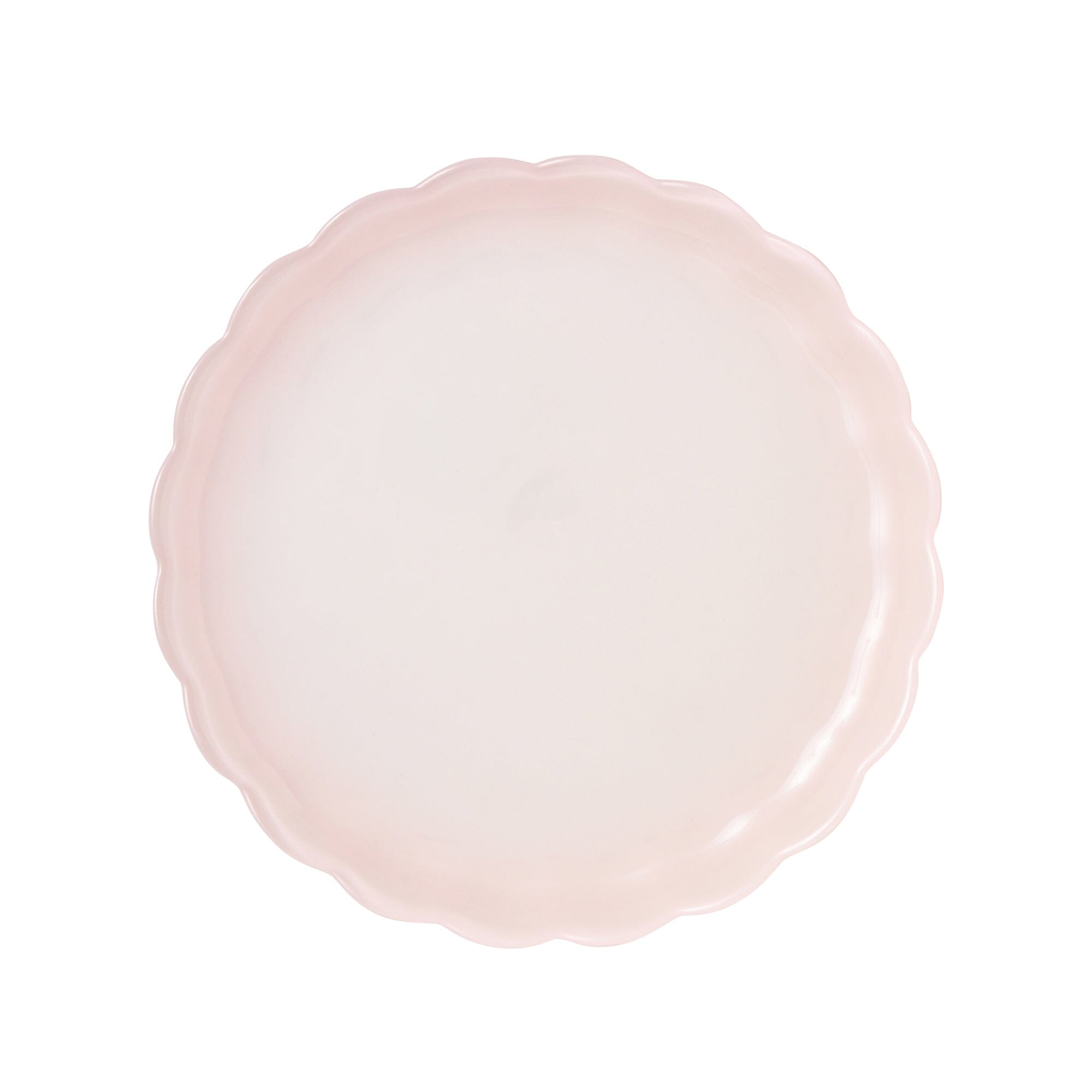 Floria Glass Plate Medium Pink