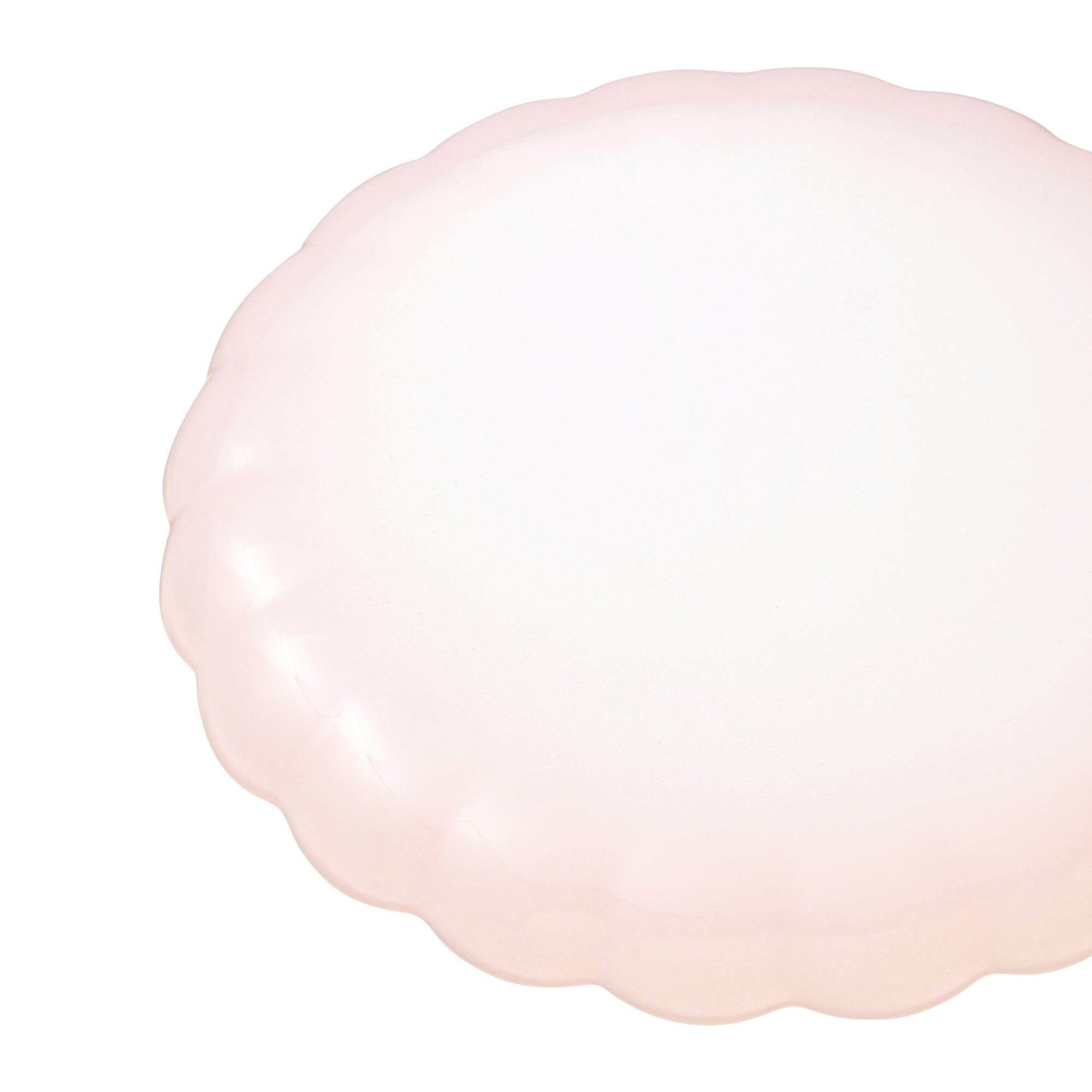Floria Glass Plate Medium Pink