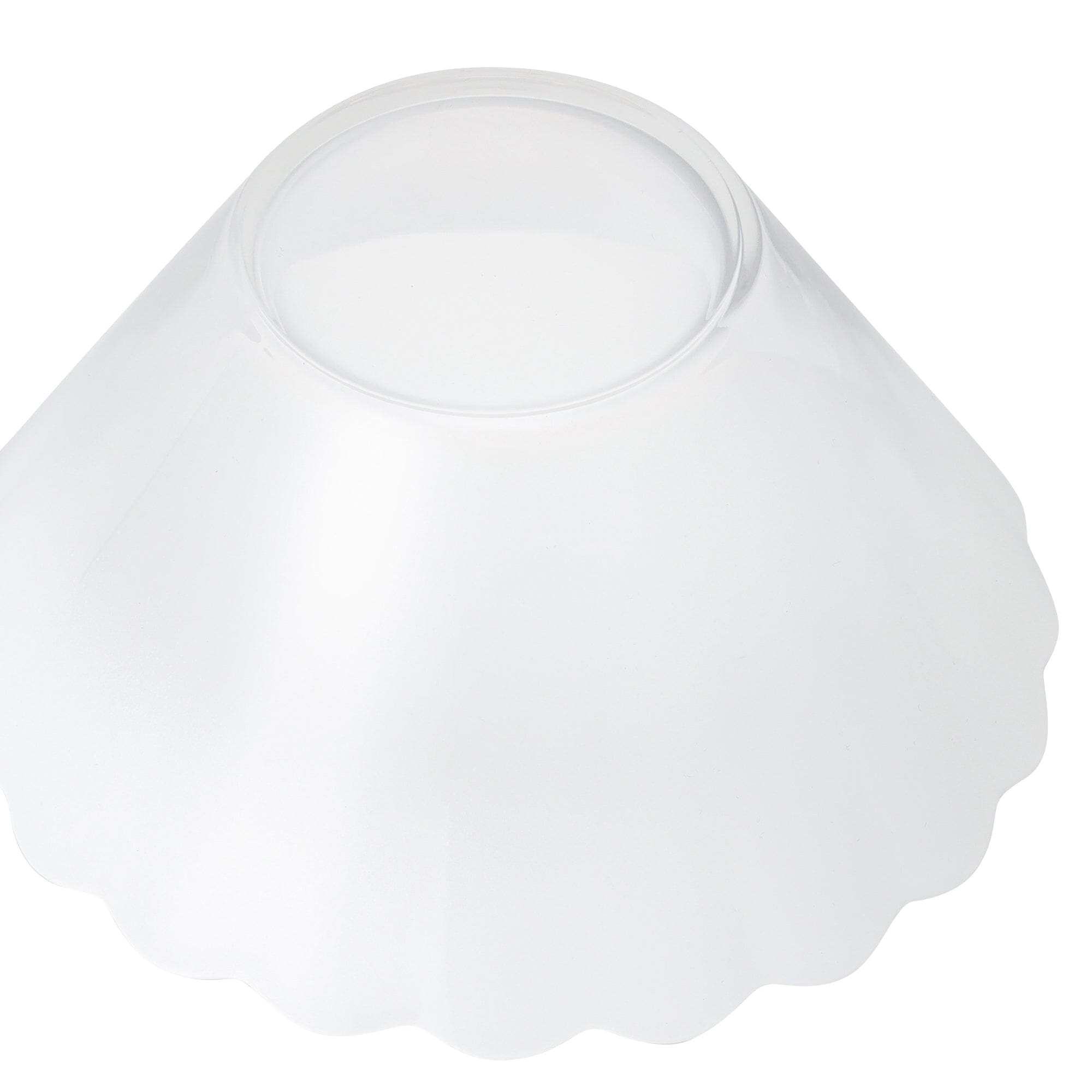 Floria Glass Deep Bowl White