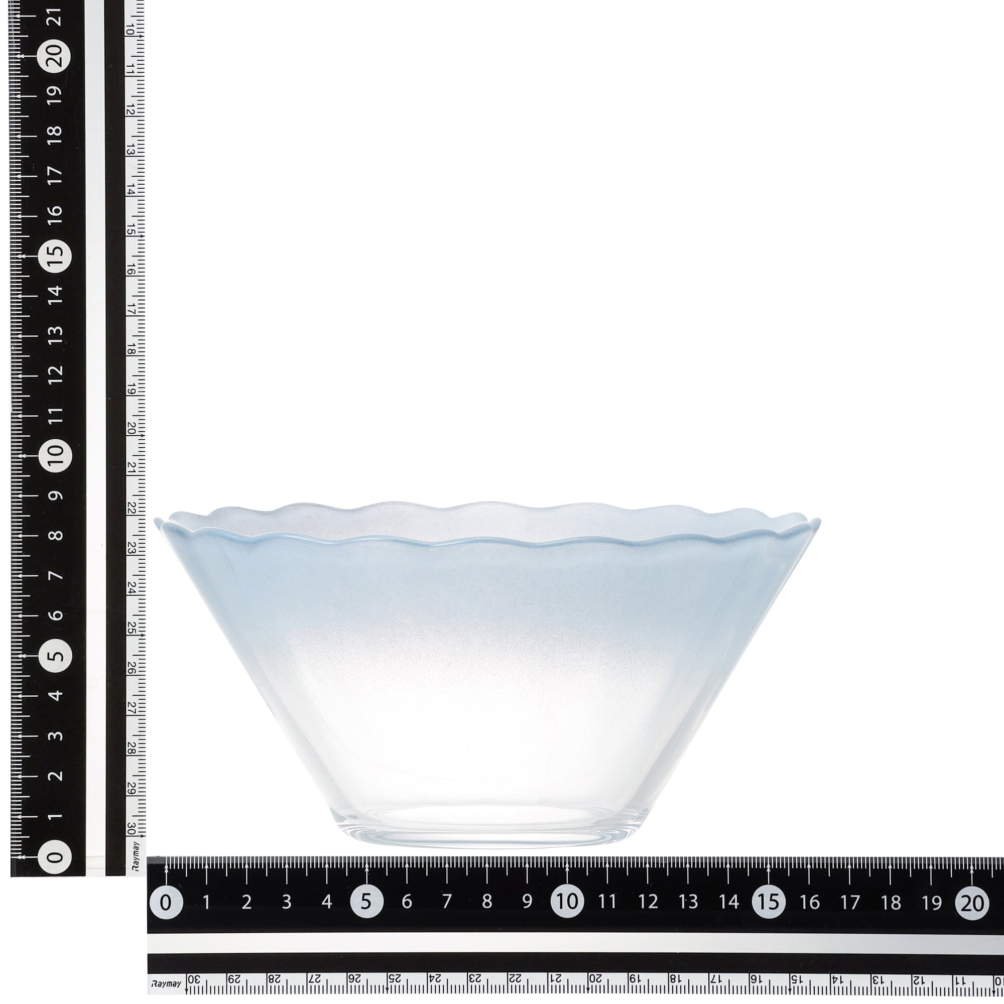 Floria Glass Deep Bowl Blue