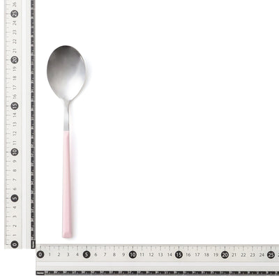 Color Handle Dinner Spoon Pink
