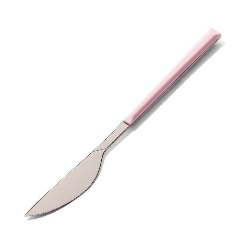 Color Handle Dinner Knife Pink