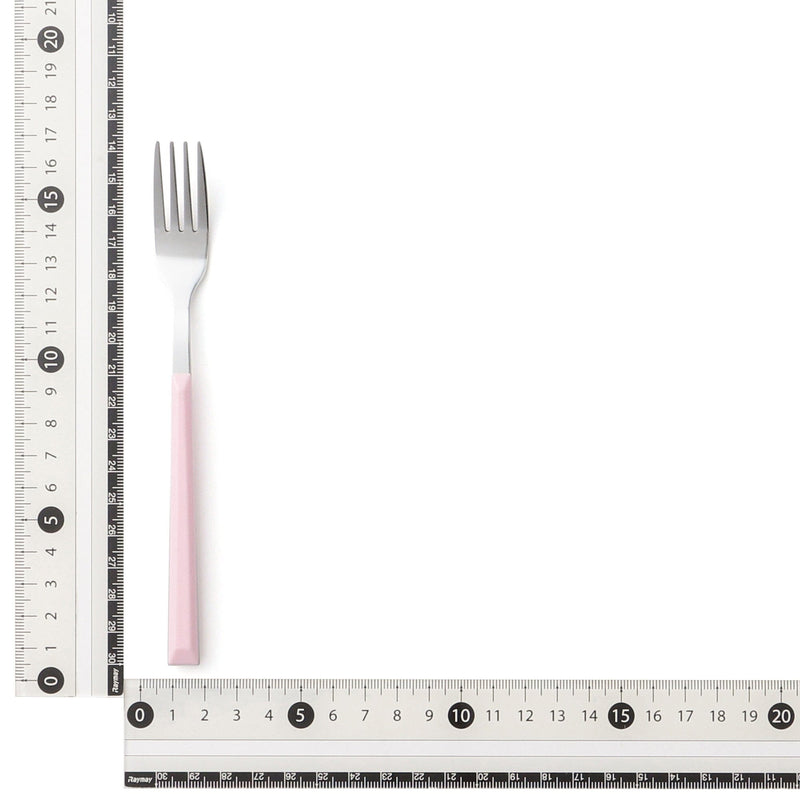 Color Handle Cake Fork Pink