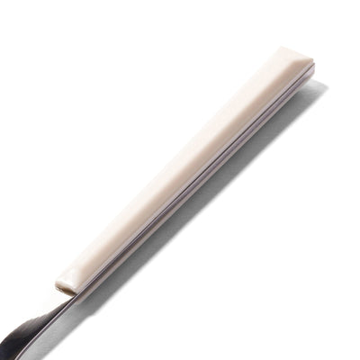 Color Handle Teaspoon White