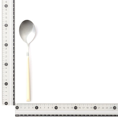 Color Handle Dinner Spoon Yellow