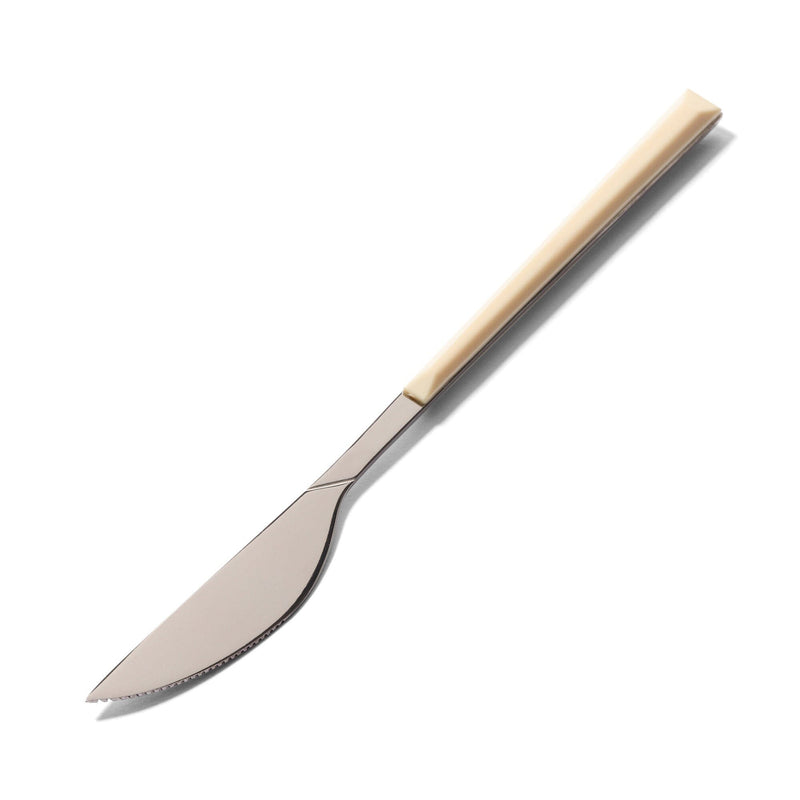 Color Handle Dinner Knife Yellow