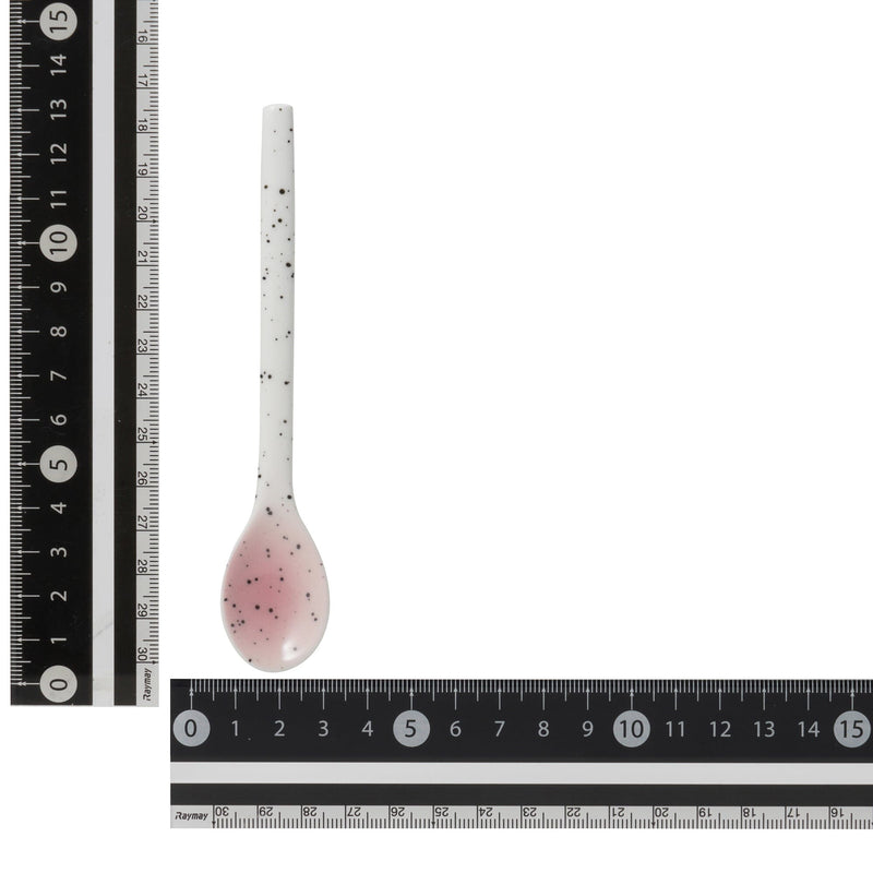 Splatter Dessert Spoon Pink
