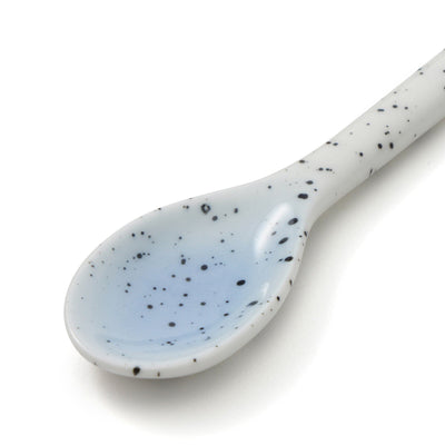 Splatter Dessert Spoon Blue