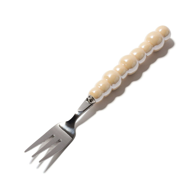 Pearl Dessert Fork Light Beige