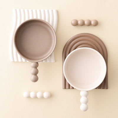 Cutlery Rest Pompon Ivory