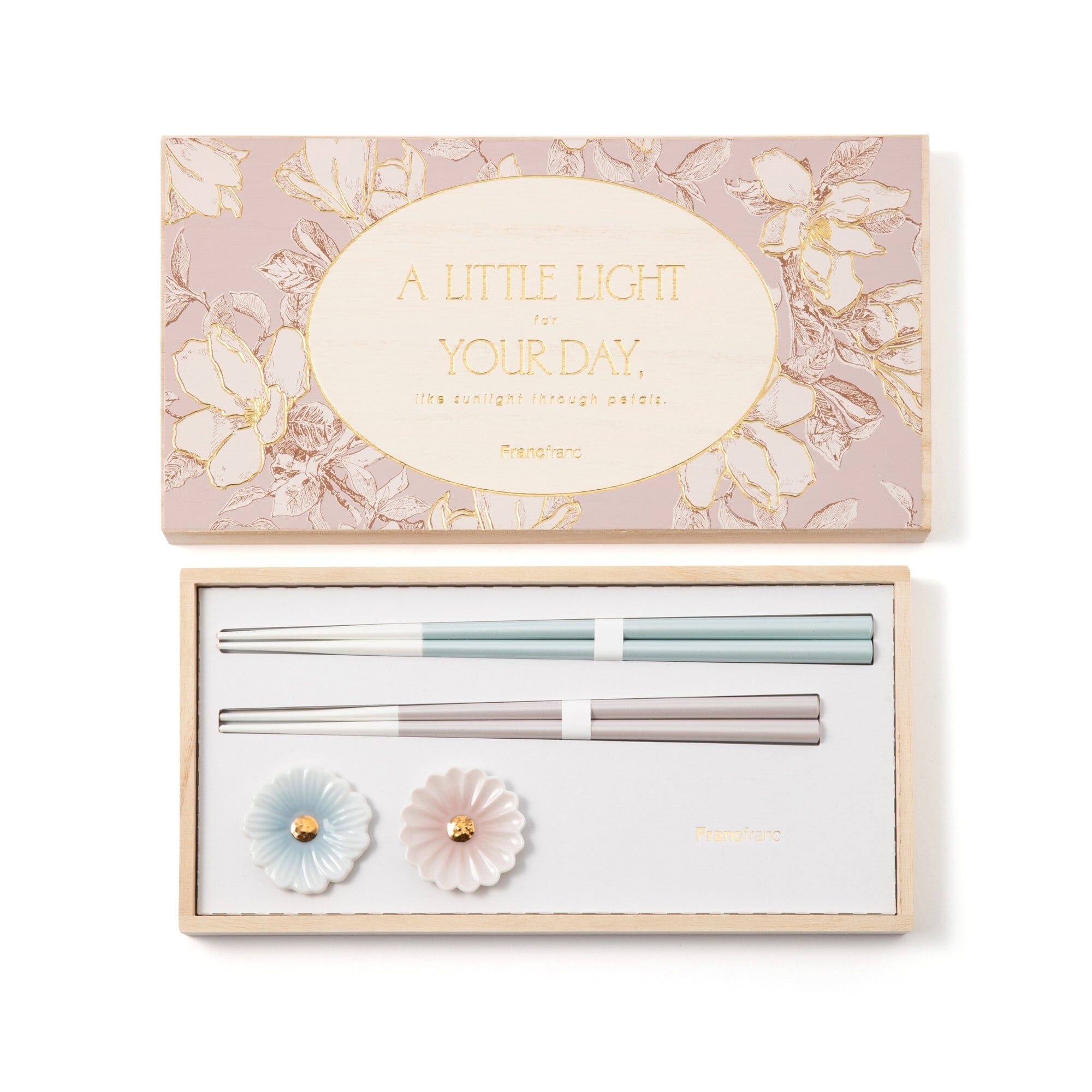 Gift Chopsticks & Chopstick Rest Set Flower